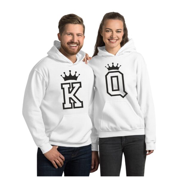 Φούτερ με κουκούλα King-Queen