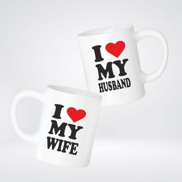 Κούπα Love my Wife-Husband