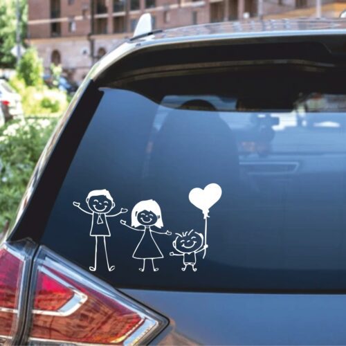 Αυτοκόλλητο αυτοκινήτου - Family