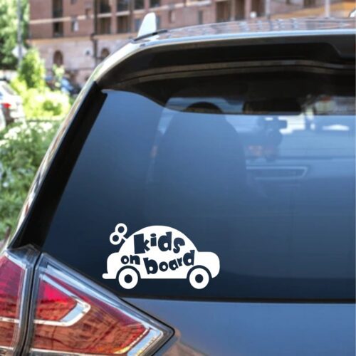 Αυτοκόλλητο αυτοκινήτου Kids on Board